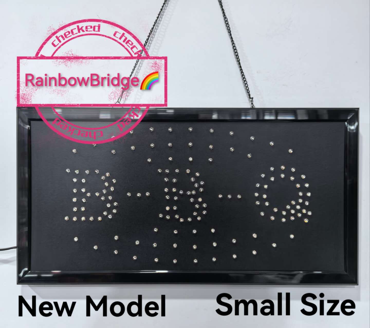 BBQ - RAINBOW BRIDGE LED SIGNAGE (New-Small) #Size: W48cm #113 | Shopee ...