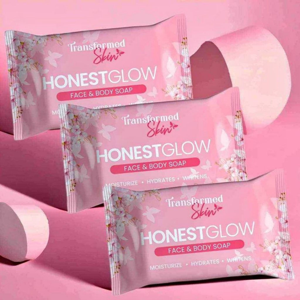 3PCS Honest Glow Glass Skin Soap 80g and Honest Glow Kojic Papaya ...