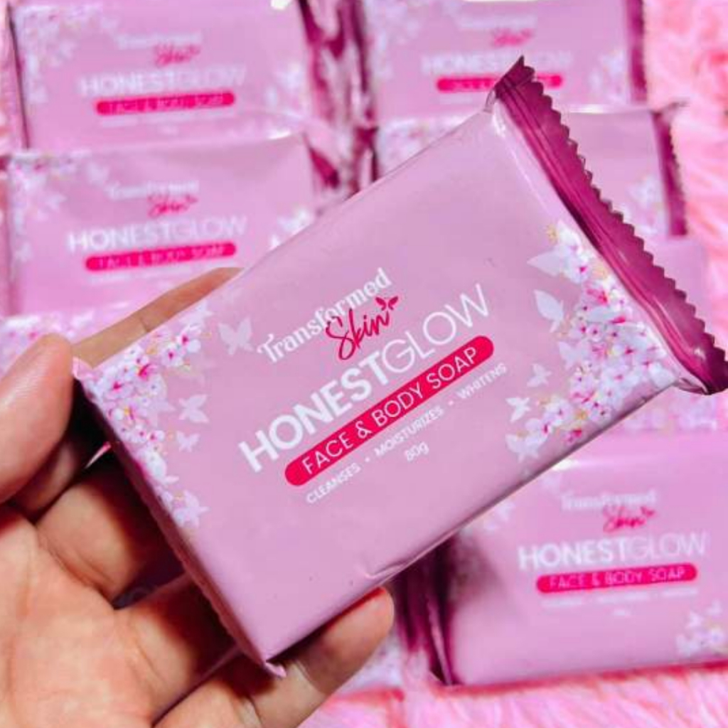 3PCS Honest Glow Glass Skin Soap 80g and Honest Glow Kojic Papaya ...