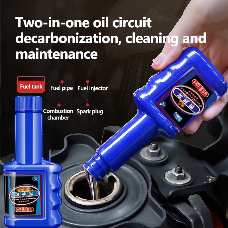 60ml Gas Treatment Motorcycle Carbon Cleaner Fuel Additives Deposit ...