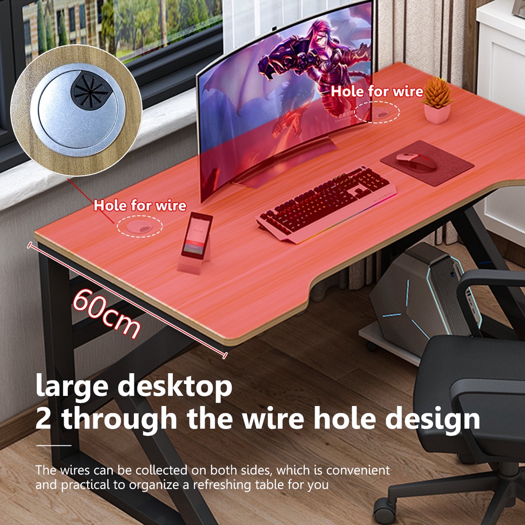 High Quality Gaming Table 140×60CM Carbon Fiber Computer Table Modern ...