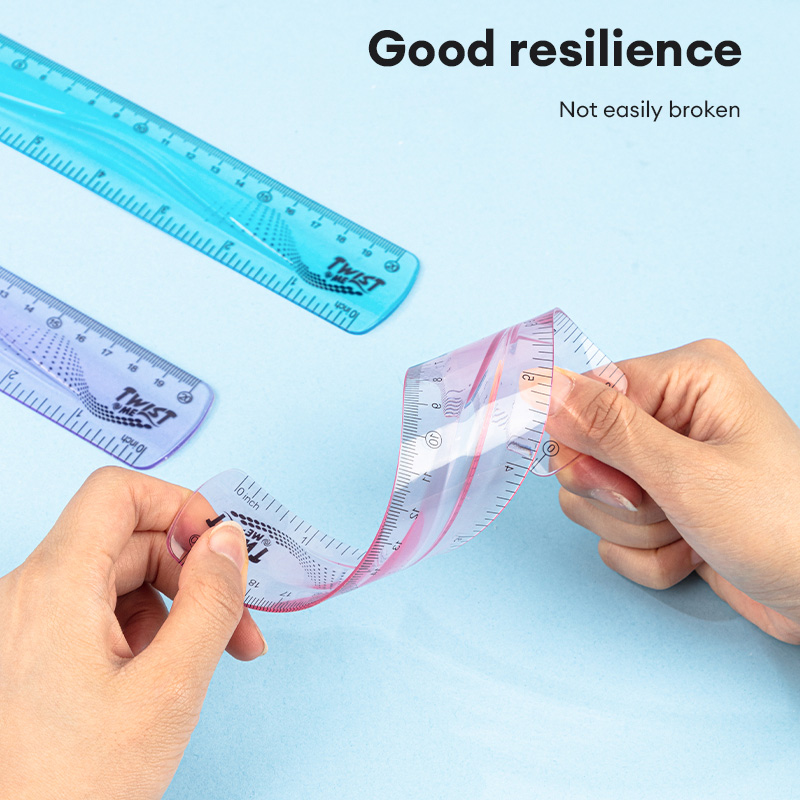 Deli 8/12 Inch Flexible Ruler Mixed EH21 | Shopee Philippines