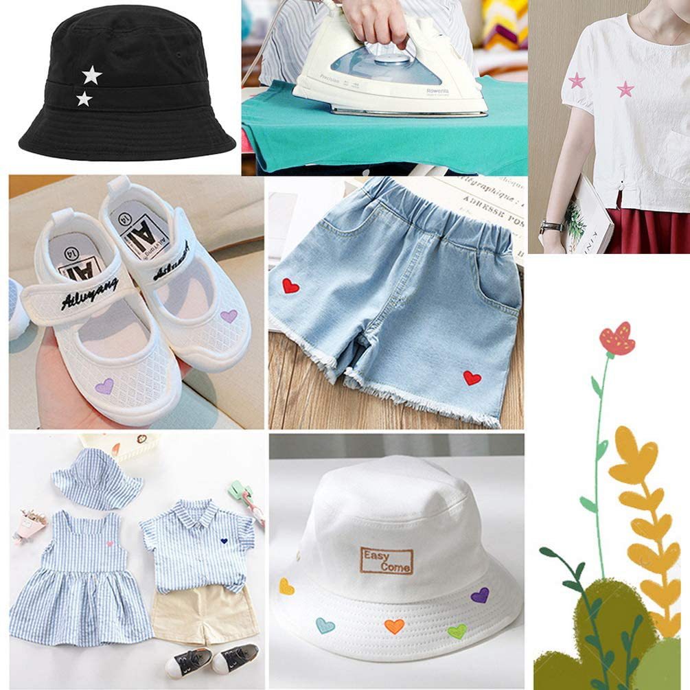 Star Shape clothes patch stickers Embroidery Iron patches clothes patch ...