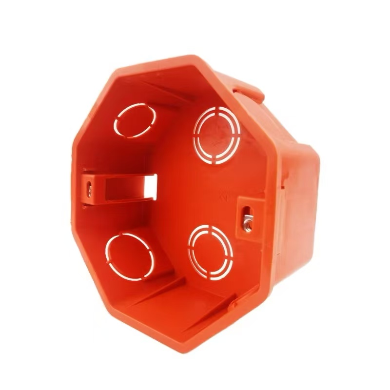 PVC Orange Utility Box, Junction Box With Cover Fittins For Underground ...