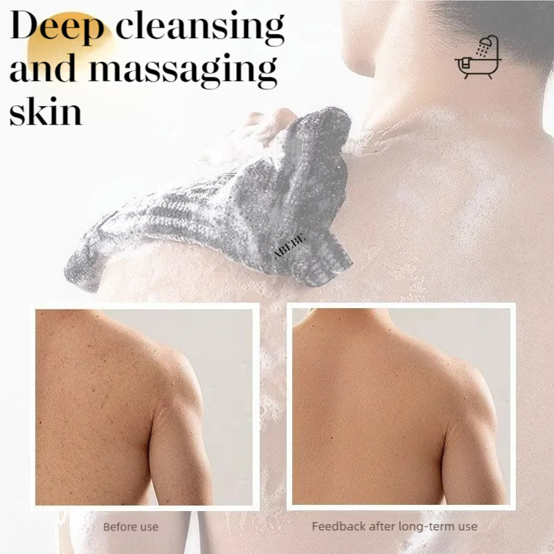 Exfoliating Back Scrub Towel | Deep Clean for Acne, Dead Skin, Keratin ...
