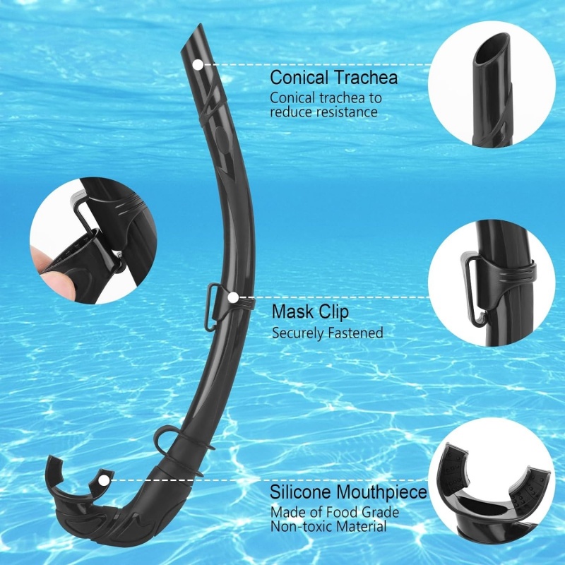 DIVI Fashion Snorkeling Set Snorkel Set for Adult Diving Mask with ...