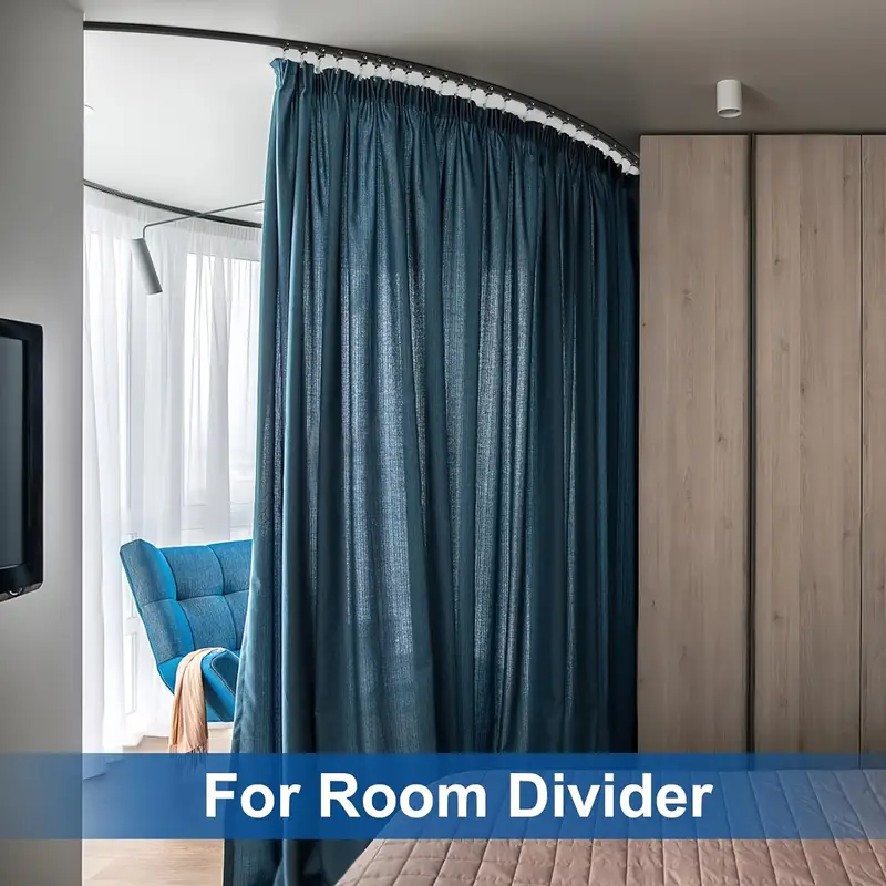 3M/5M Bendable Flexible Curtain Silent Track Bay / Straight Windows ...
