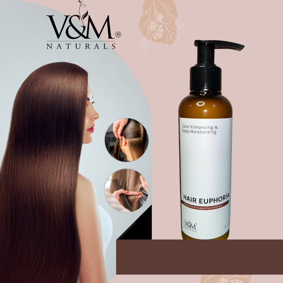 V&M Naturals Hair Euphoria Hair Care Conditioner Color-Enhancing & Deep ...