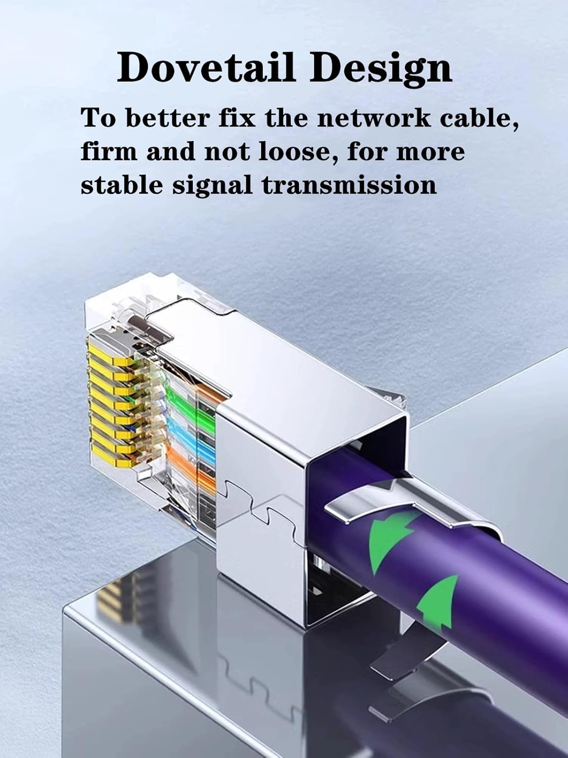 ALLAN CAT7 RJ45 Shielded Pass Through & No Pass Through Connectors Cat7 ...