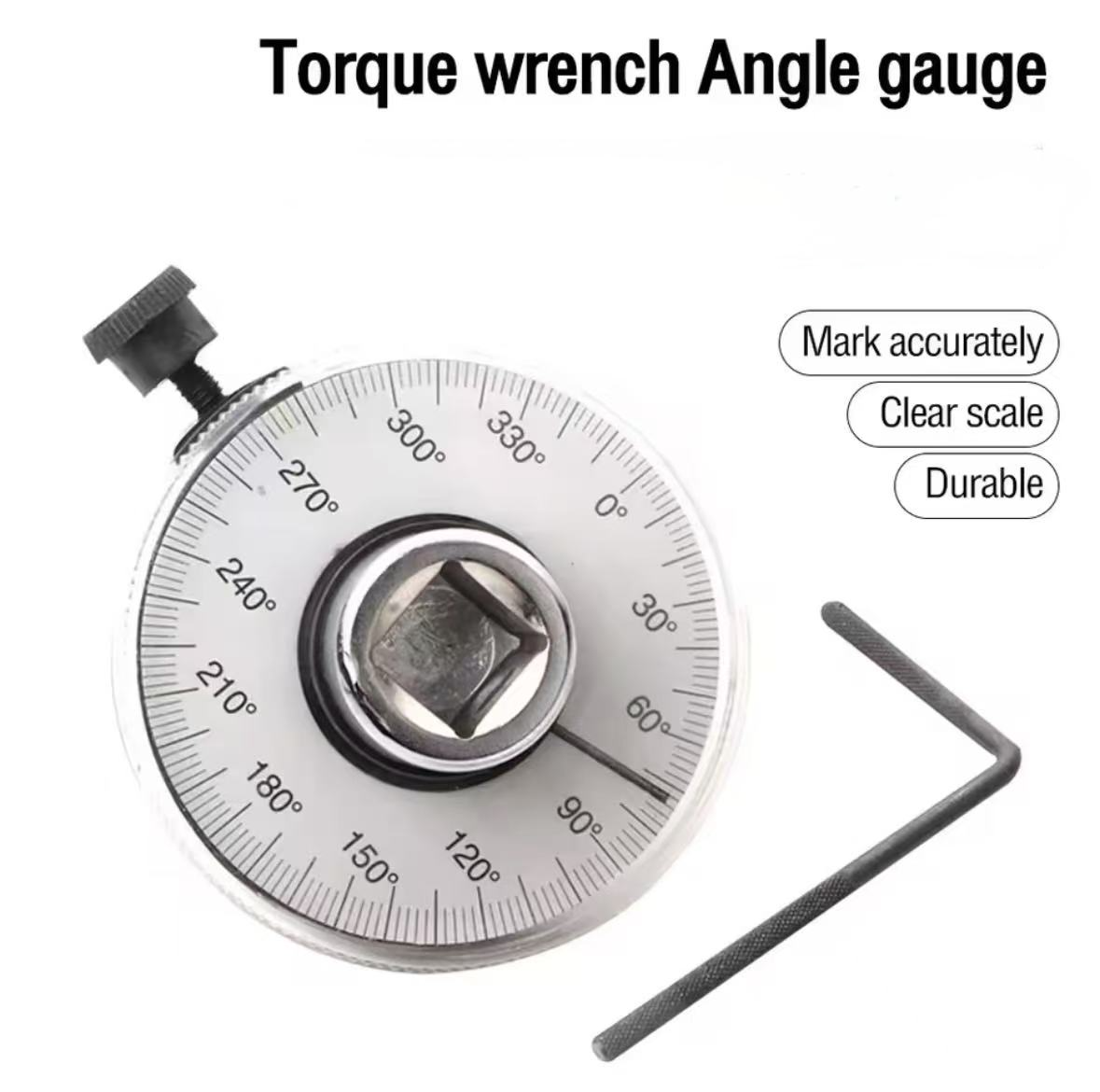 Torque gauge Angle ruler car angle measuring instrument Adjusting ...