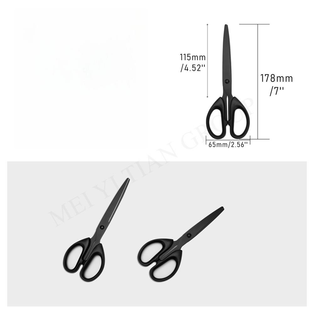 6 inch black scissors, office scissors, home paper art multi-purpose ...