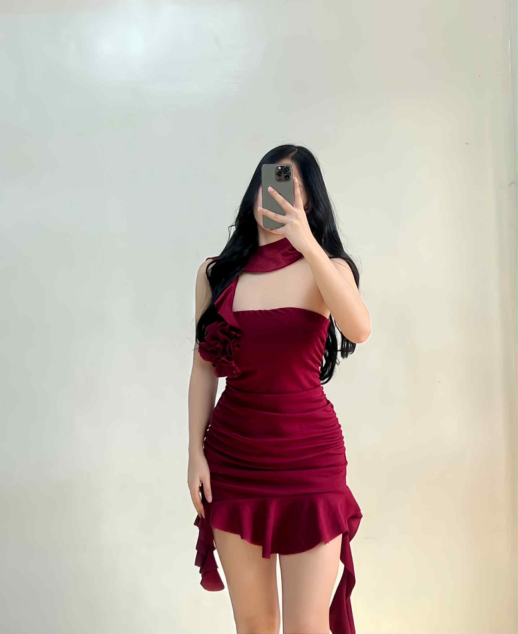 Dress for Woman Korean Sexy Mini Ruffles Designs for Casual and Formal ...