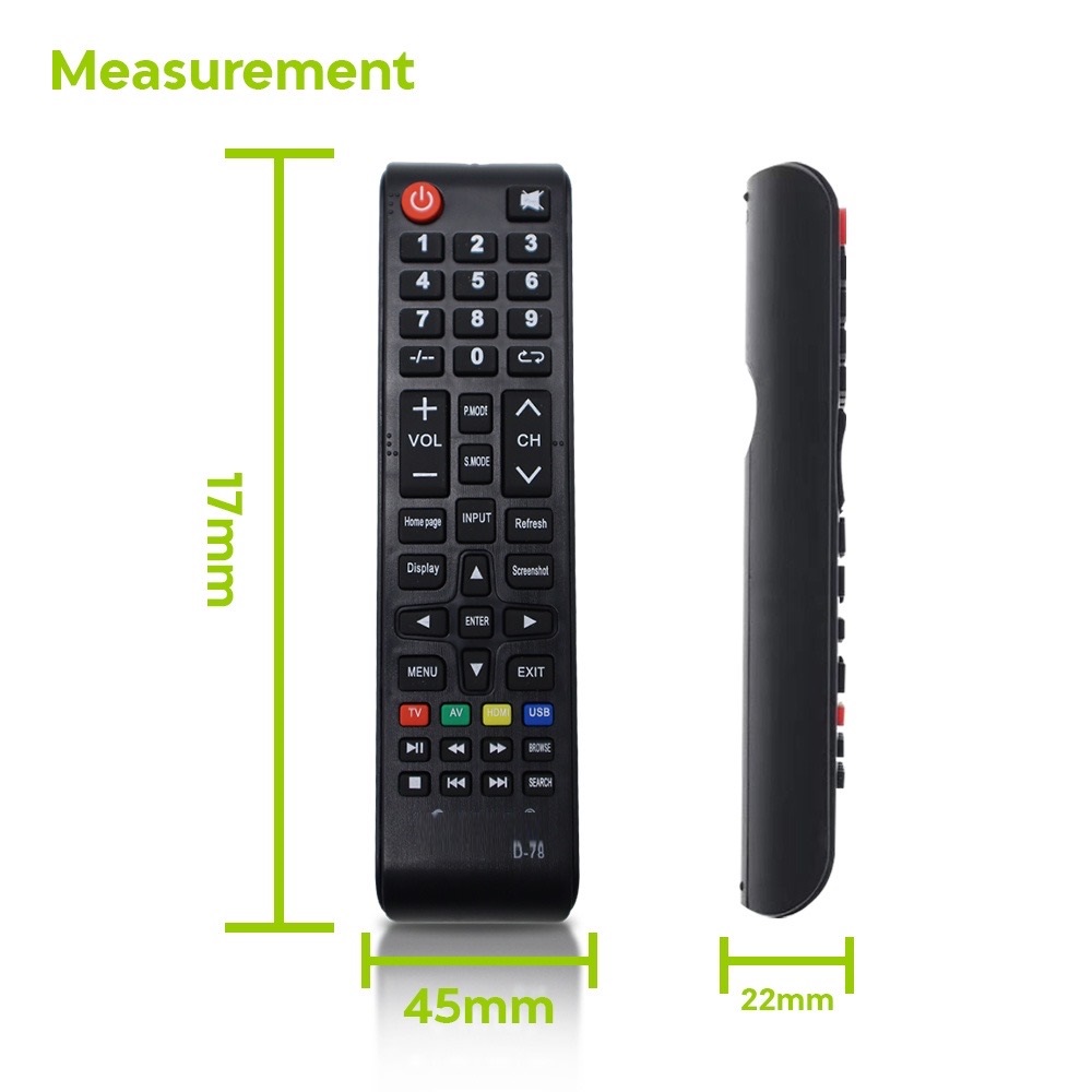 htm Universal remote control for GINZA LED TV 40 inch 32 Inch Flat ...