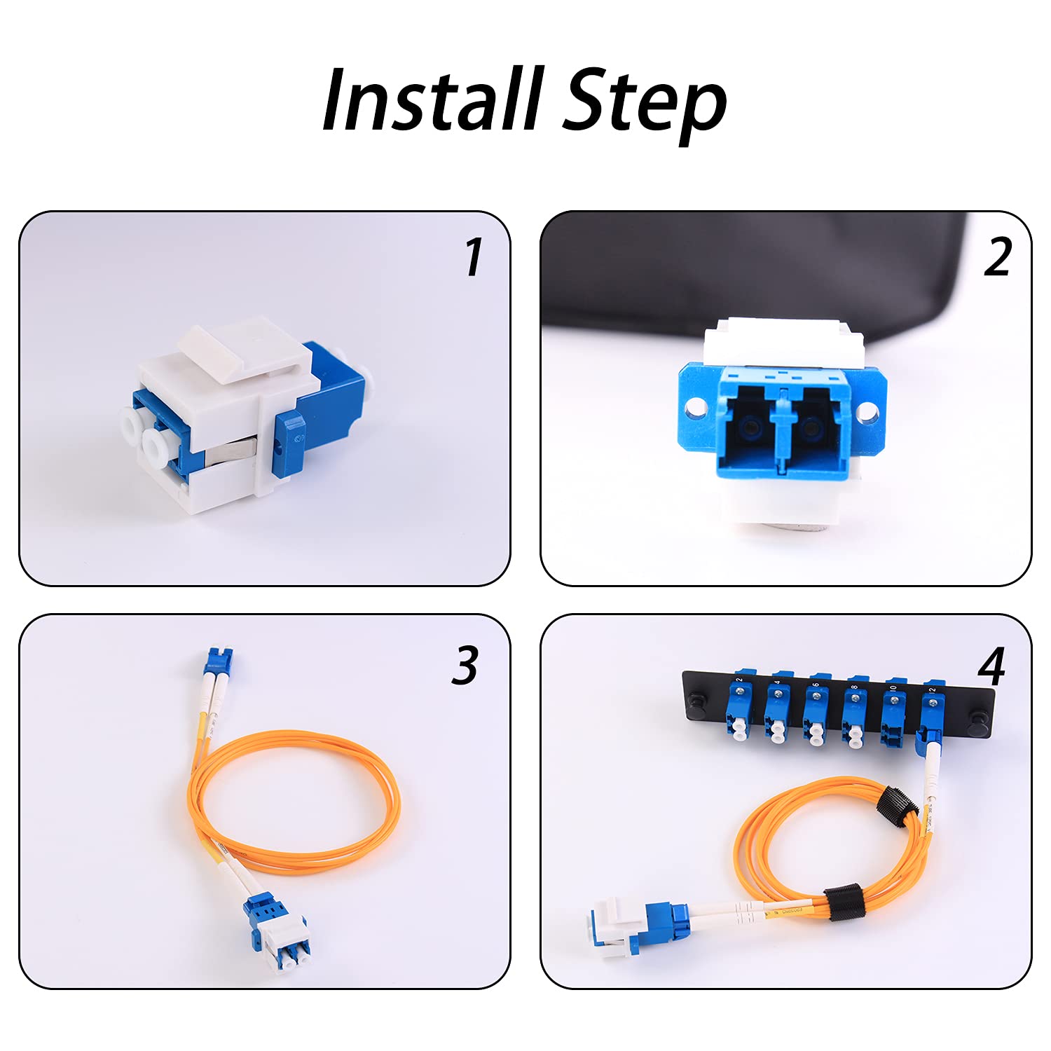 ALLAN Fiber Optic Coupler SC APC LC Keystone Jack Coupler SC Simplex ...