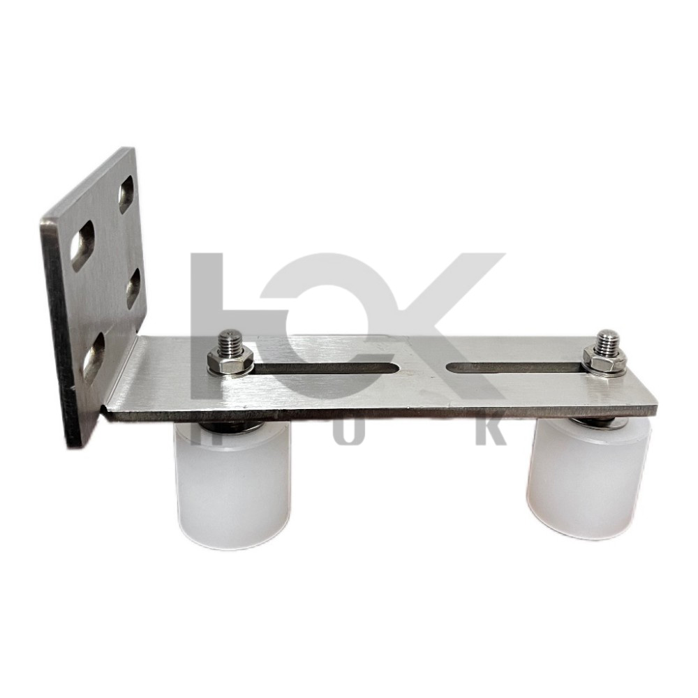 COD 304 stainless Sliding Gate Top Guide Roller set with L bracket ...
