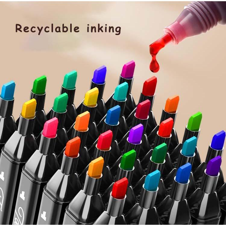 12-80 Colors Marker Set Art Marker Pen Color design drawing painting ...