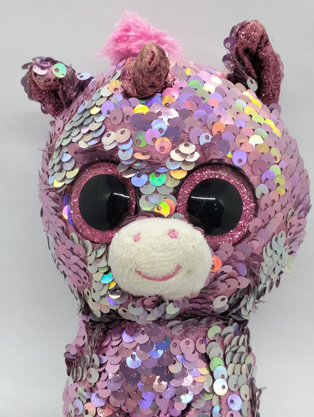 2015 TY Flippable Beanie Boo Collection SPARKLE The Unicorn Stuffed Toy ...