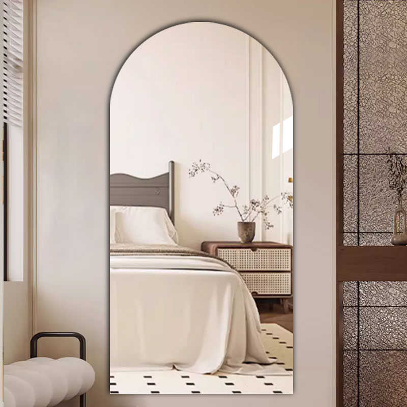 Arched mirror sticker wall acrylic mirror wall sticker self-adhesive ...