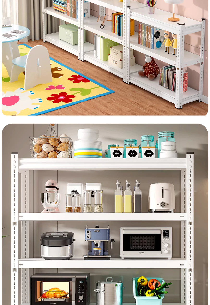 6layer Metal Rack Steel Rack Shelves Adjustable Metal Stainless Kitchen ...