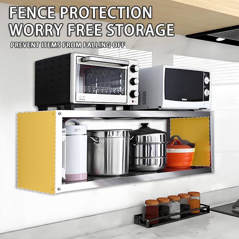 304 stainless steel wall rack kitchen storage rack, height adjustable ...