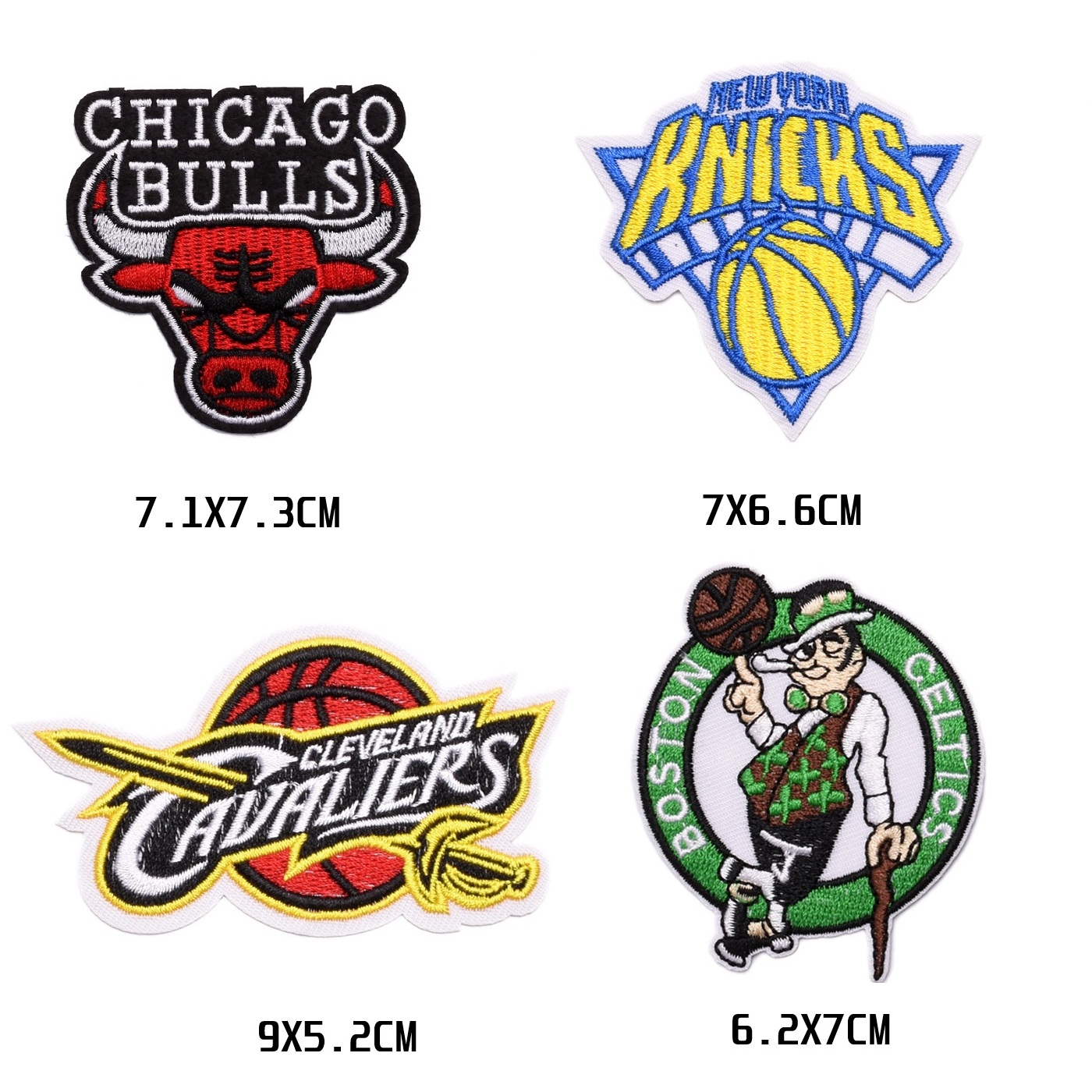 NBA Theme Embroidery clothes patch stickers Iron patches clothes patch ...