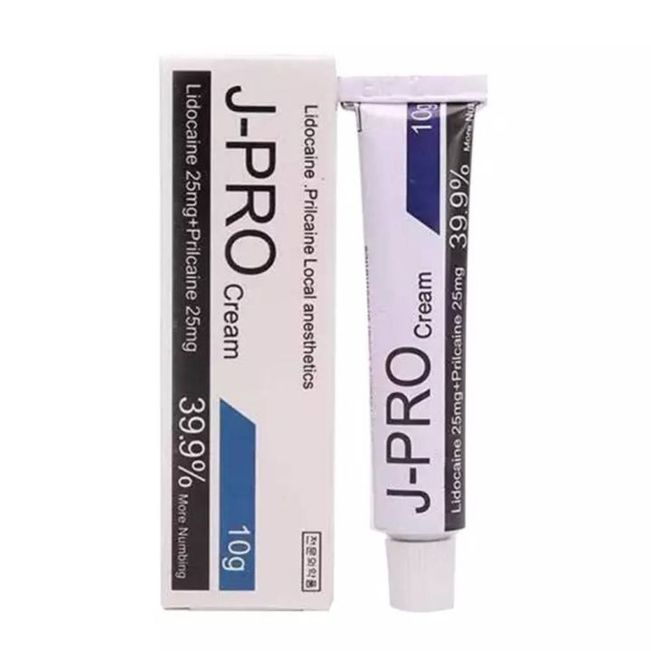 J-Pro Numb Cream Numbing Tattoo Cream Pain Relief Makeup Permanent 10g ...