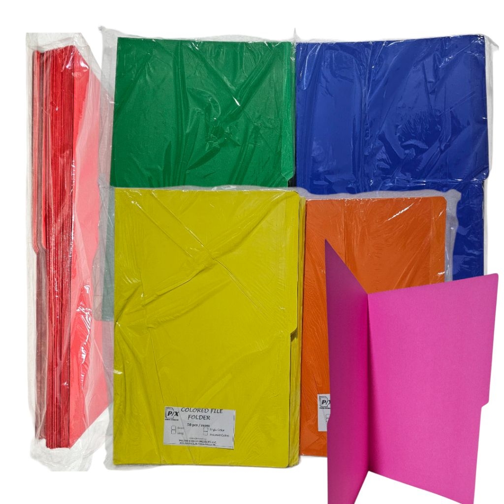 Colored File Folder 11 Points Long Pack of 50 Pieces | Shopee Philippines