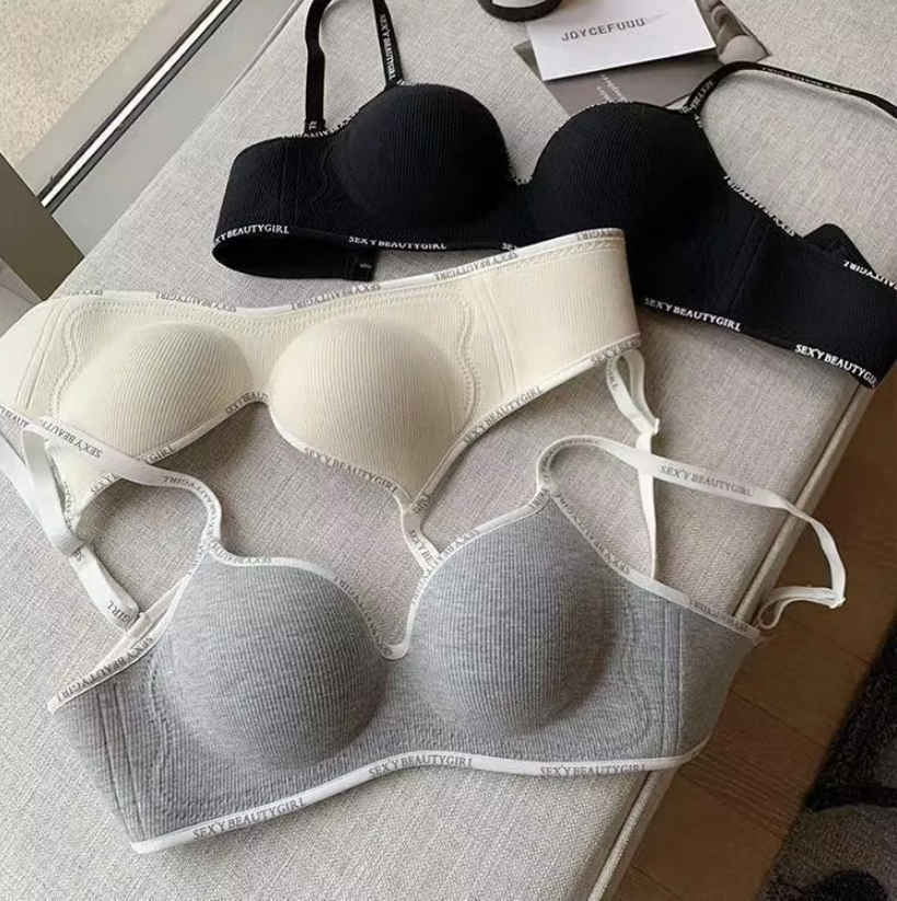 Buy 1 Get 1 Push Up Bra Thick Cup Pure Cotton for Women Non-wire ...