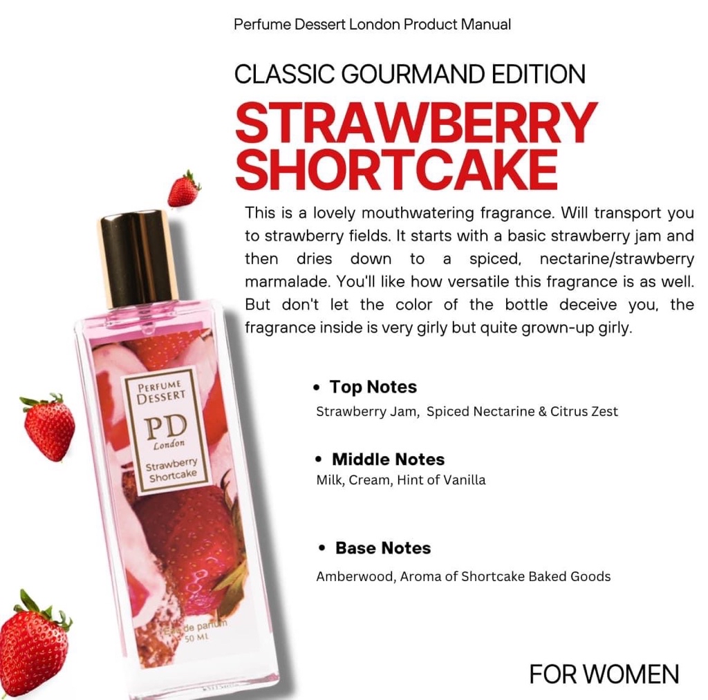 [PERFUME DESSERT OFFICIAL] Strawberry Shortcake 30ml/50ml/100ml ...