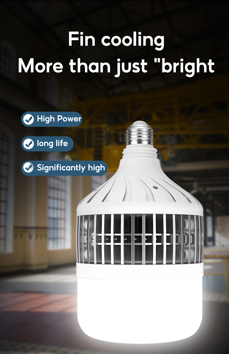 Cilicic LED Fin Bulbs Light Energy saving Highlight Waterproof E27 Bulb ...