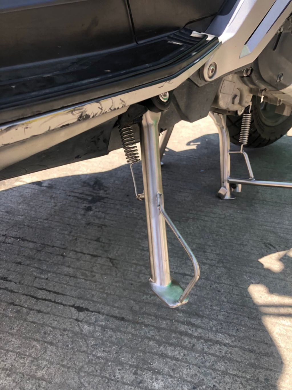 INOX CENTER STAND AND SIDE STAND FOR HONDA CLICK 125/CLICK150 ...