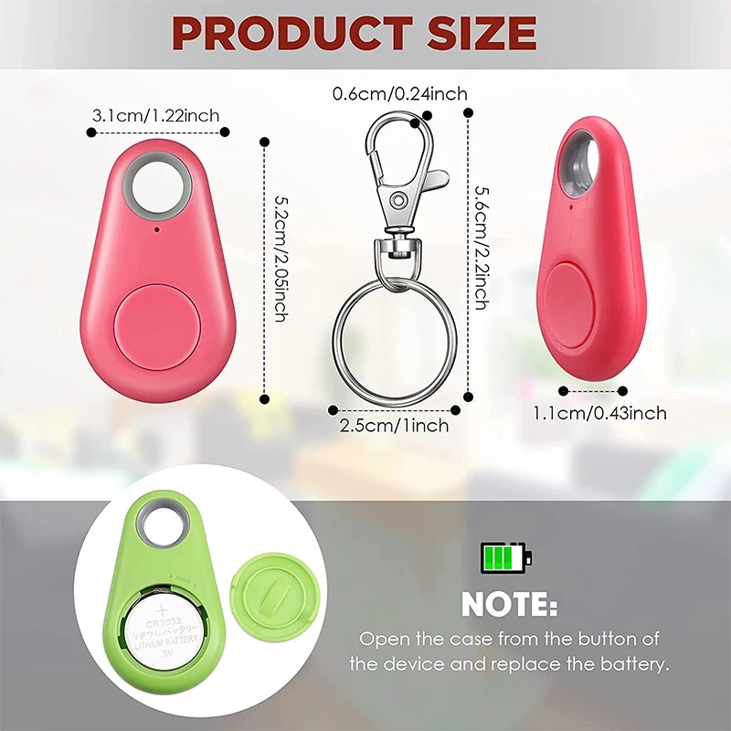 Popcorn Mini GPS Tracker Anti-loss Child Wireless Bluetooth Smart Kids ...