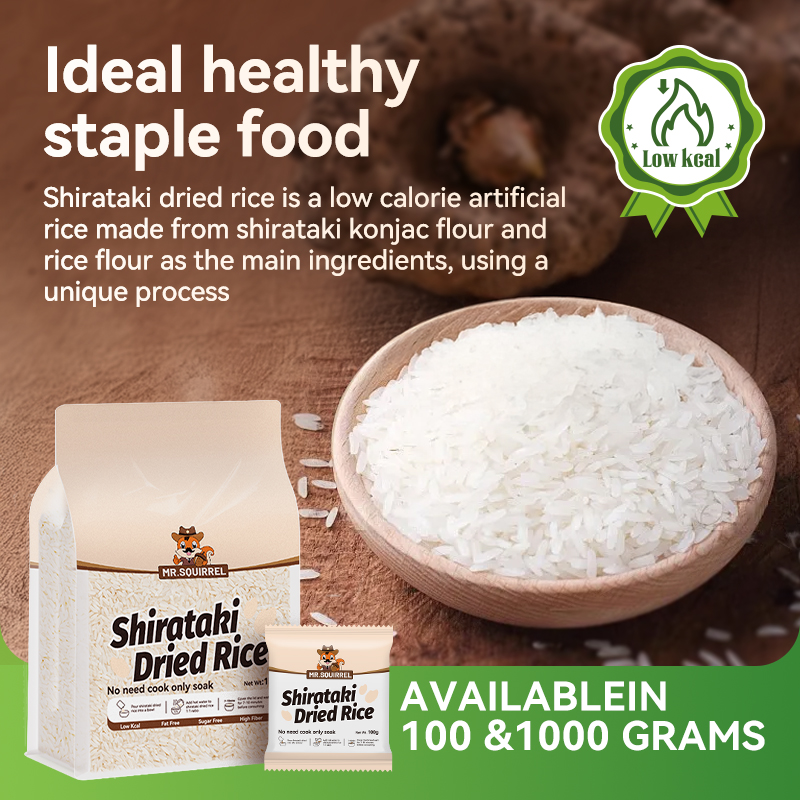 Mr.Squirrel Dry Shirataki Rice (5kg + 1kg FREE) | Shopee Philippines