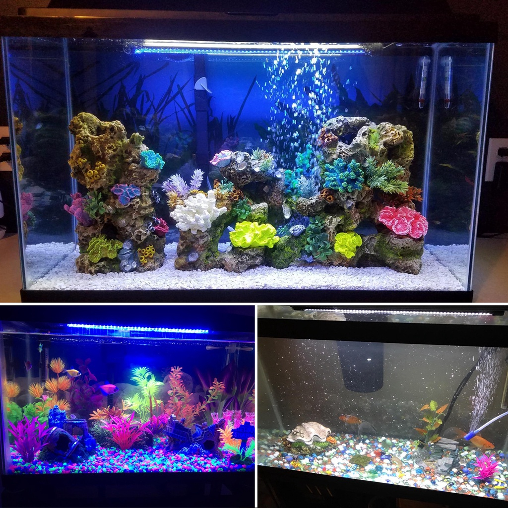 Luxy Aquarium Light Blue White Fish Tank LED Light Waterproof Aquarium ...