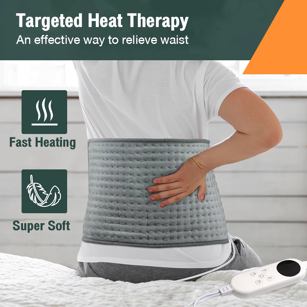 Pain Relief Back Effective Electric Heating Pad Neck Portable ...