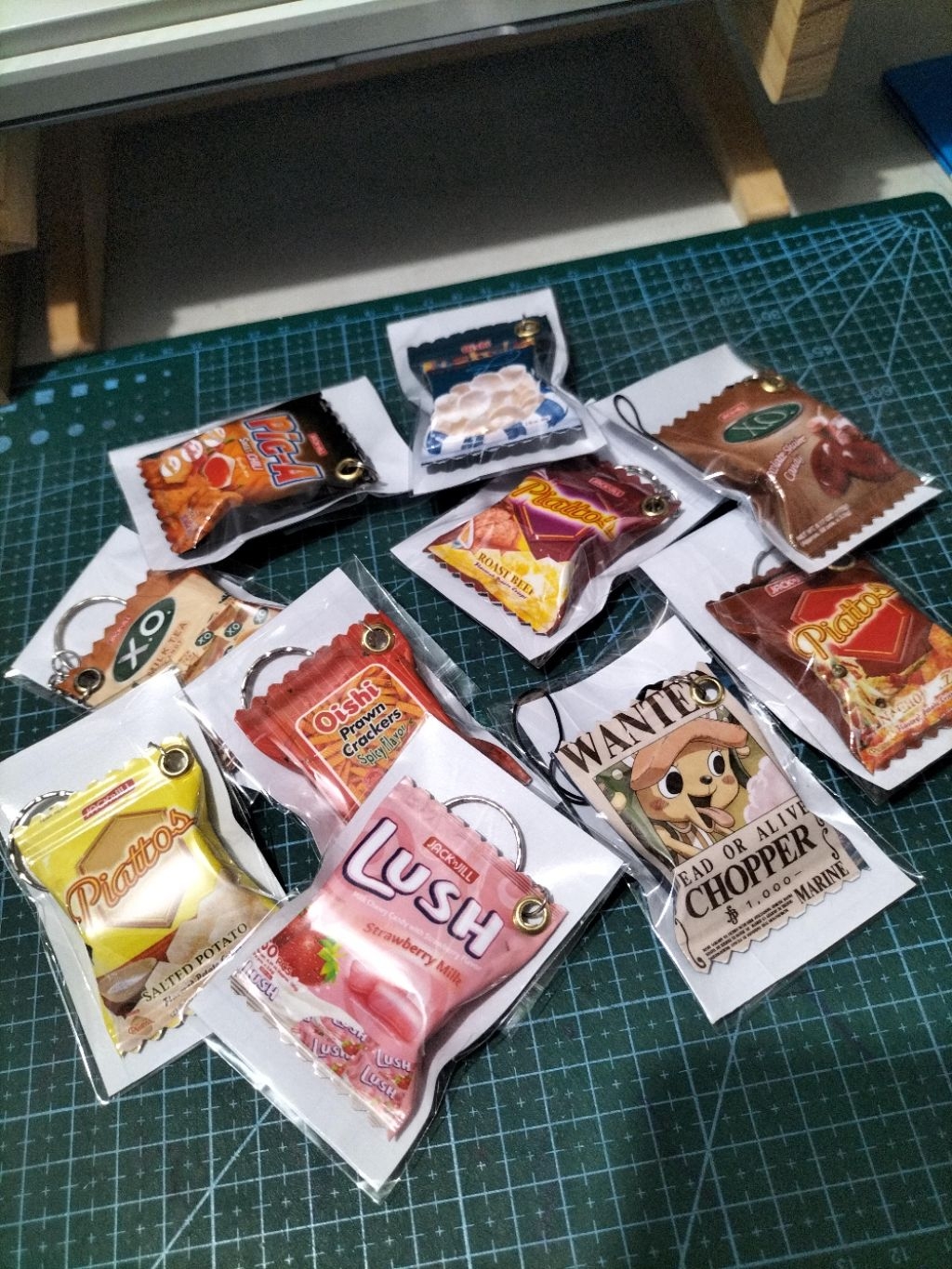 Miniature Trinket Keychain Pinoy Snacks(minimum of 5pcs. per Order ...