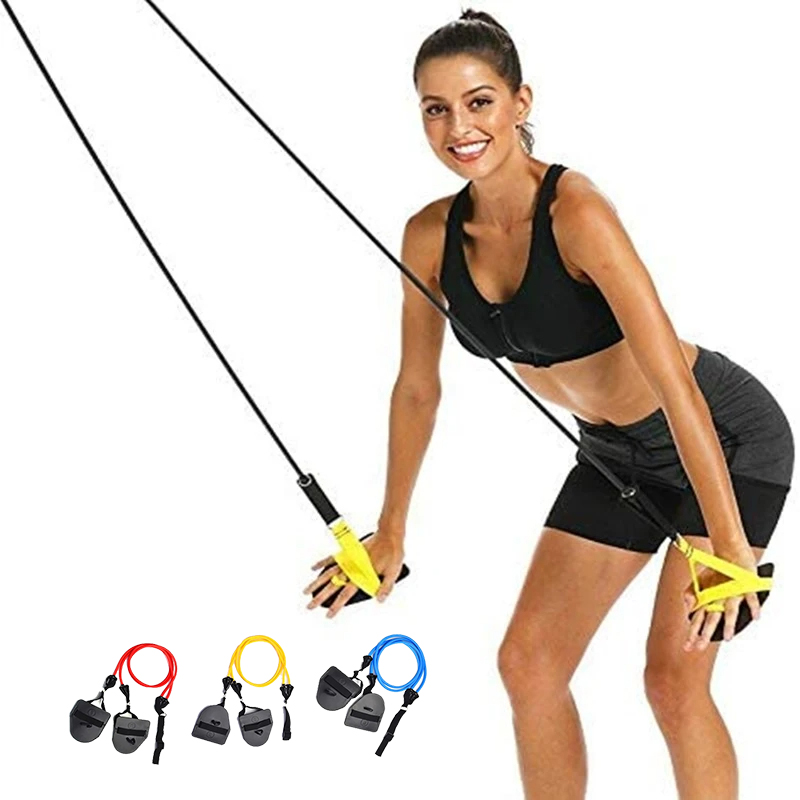 Swimming Stretch Belt Swim Arm Strength Trainer with Swim Paddle ...