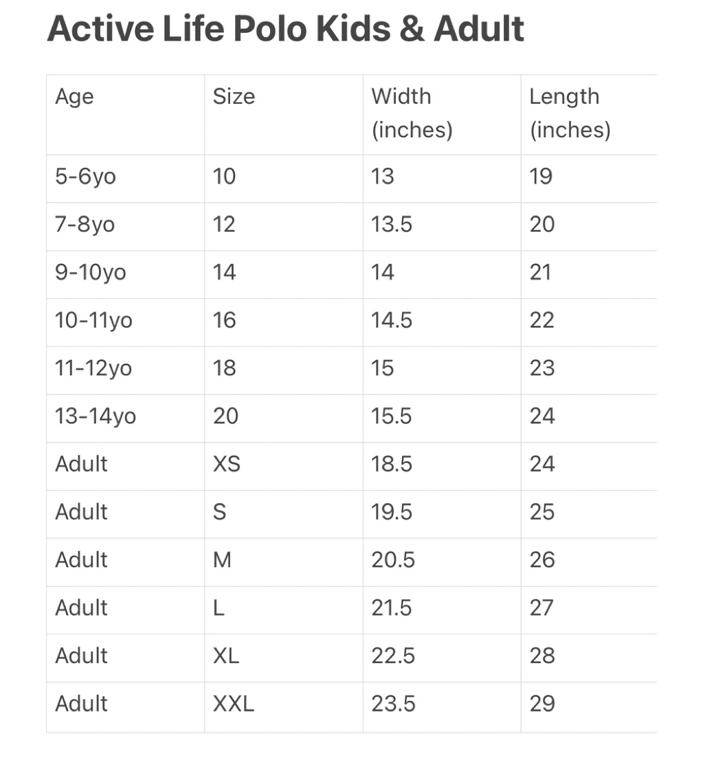 ACTIVE LIFE Pure Cotton Polo Shirt For Kids And Adults | Shopee Philippines