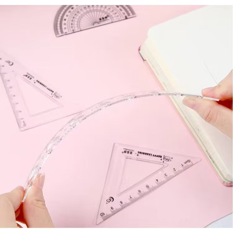 JS #Kawaii Anime Sanrio School Supplies Ruler Triangular Ruler ...