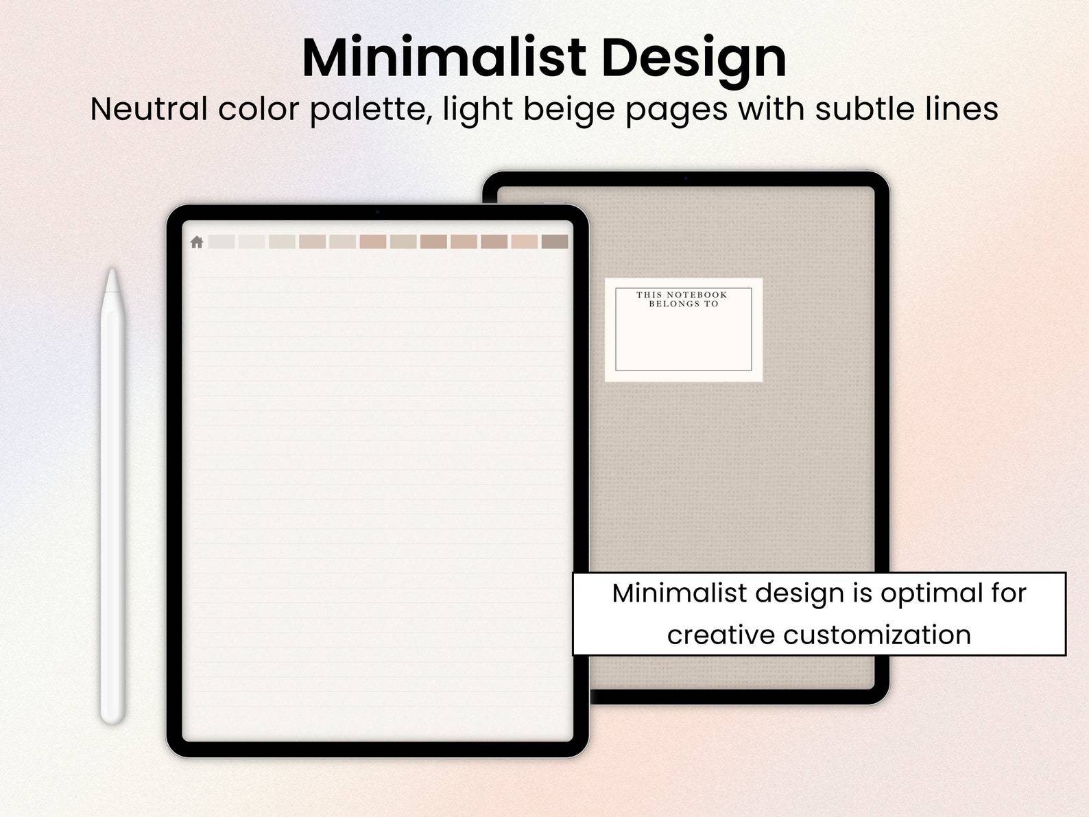 Digital Notebook Goodnotes Notebook With Tabs Goodnotes Digital