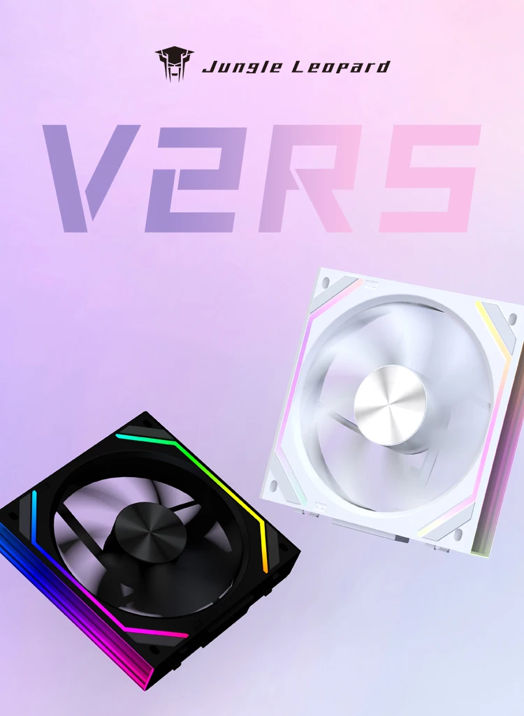 Jungle Leopard Case Fan V2RS Magic Block Free Splicing 120mm PC ...