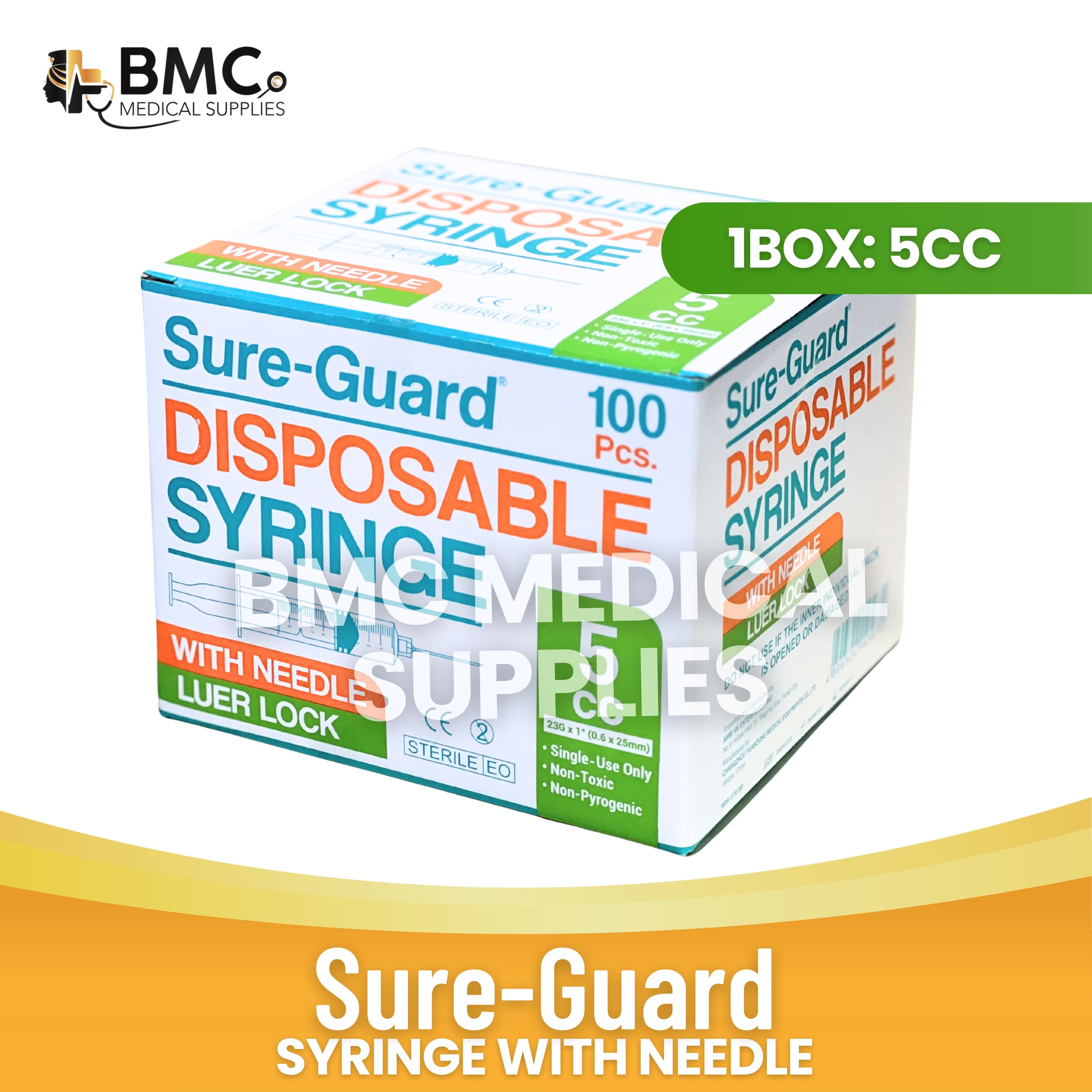 Sureguard - Disposable Syringe (100's/boxs) | Shopee Philippines