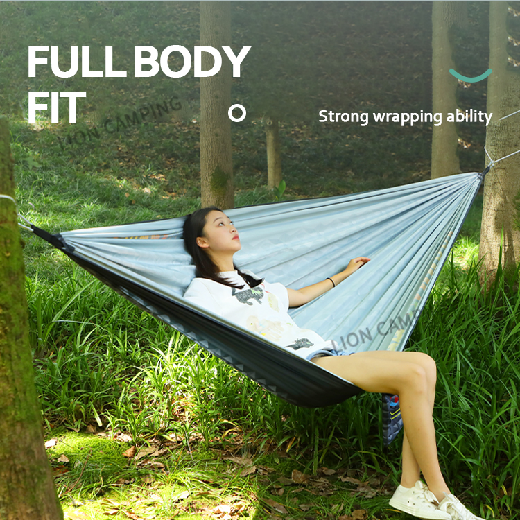 290x140CM Camping Hiking Hammock Duyan Double Outdoor Foldable Hammock ...
