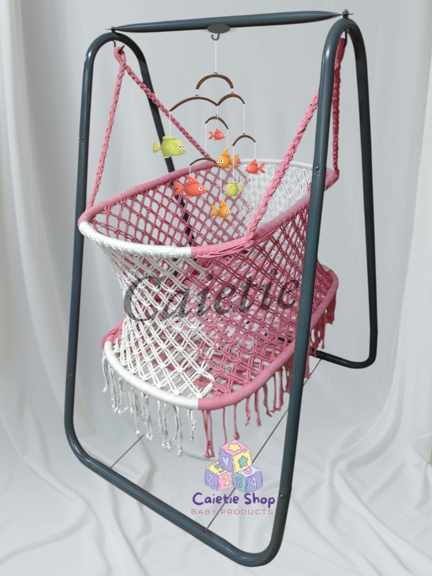 Duyan for baby SUPERPINO MASINSIN WITH GRAY METAL STAND FREEBIES SWING ...