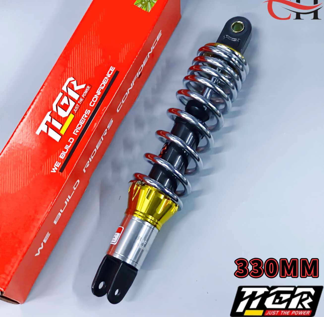 TTGR REAR SHOCK 330MM SKYDRIVE CLICK125/150 /BEAT/BEAT FI /MIO SPORTY ...