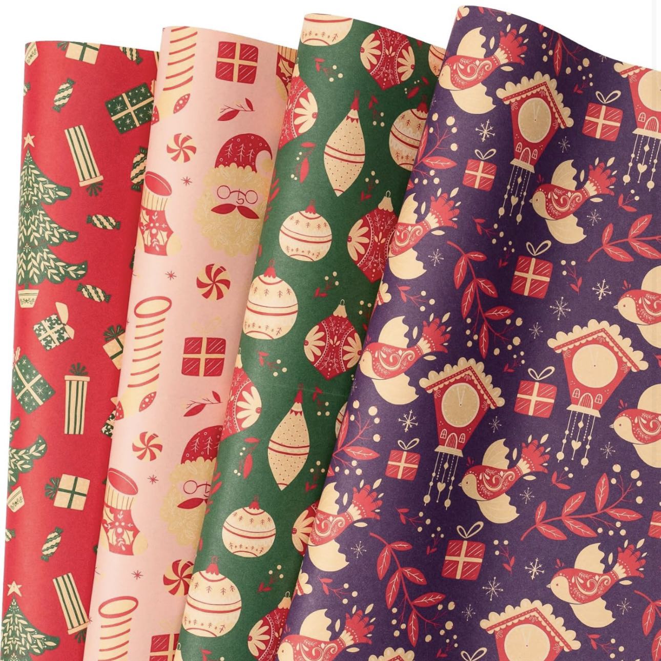 5pcs/pack (65×48cm) XMAS Gift Wrapper Christmas Gift paper Present ...