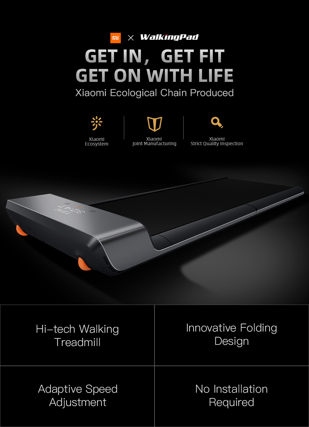 Xiaomi Kingsmith Kingsmith Walking Pad Wpa1f Pro Bieżnia