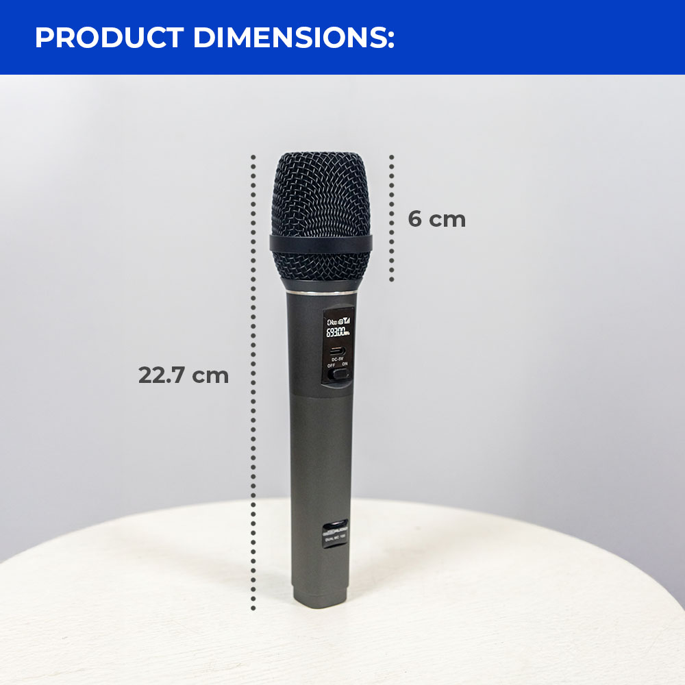 DB Audio by Astron DUAL MC-100 | Single mic | Wired and Wireless dual ...