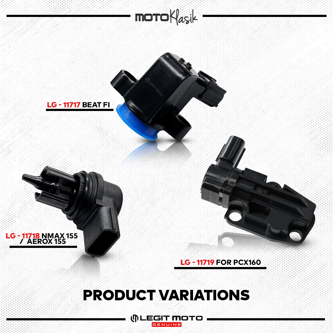 LEGITMOTO ISC STEPPING MOTOR FOR NMAX AEROX / BEAT FI / PCX 160 BLACK ...