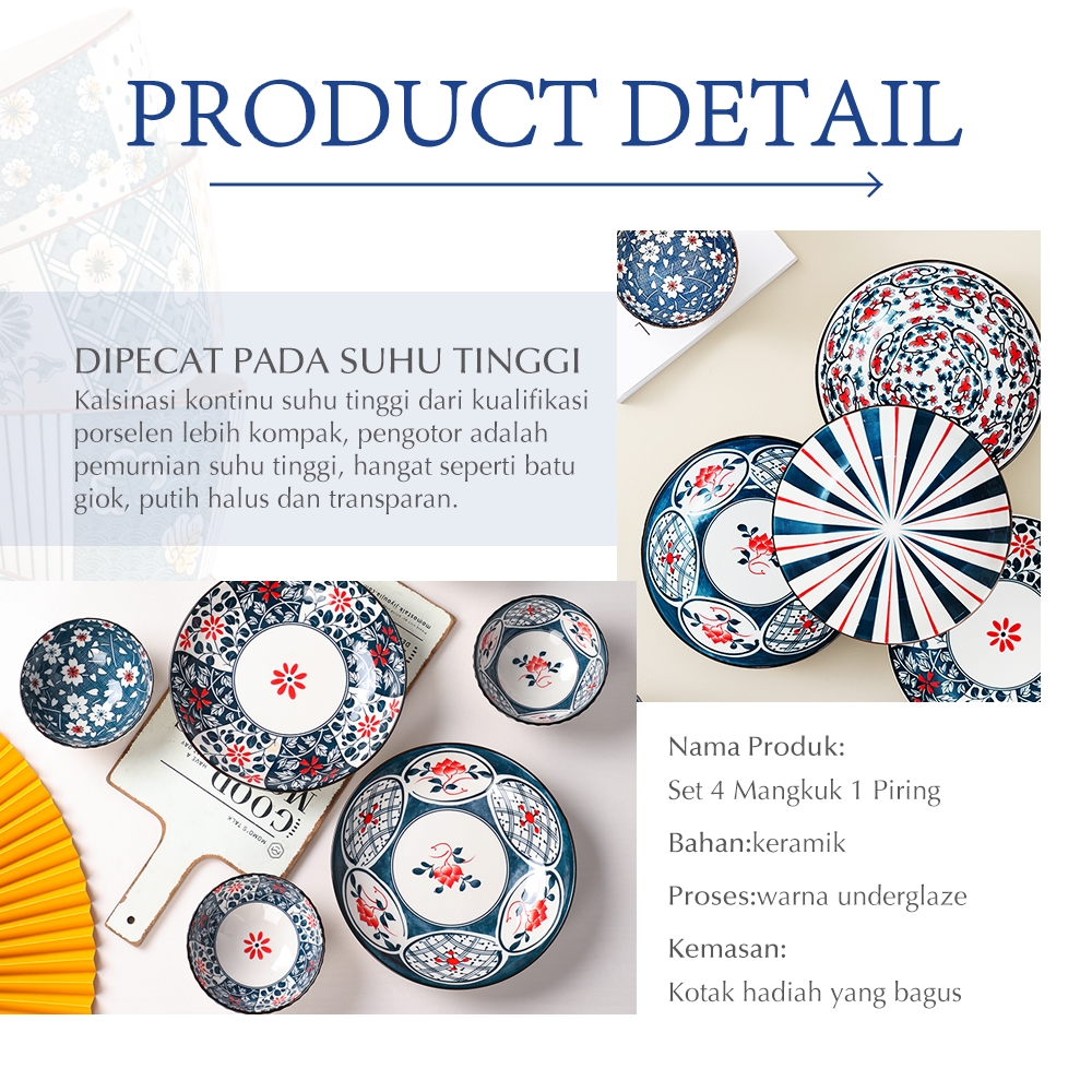 [COD] Luxury Handicraft Plate and Bowl Set/Ceramic Dinnerware Set ...